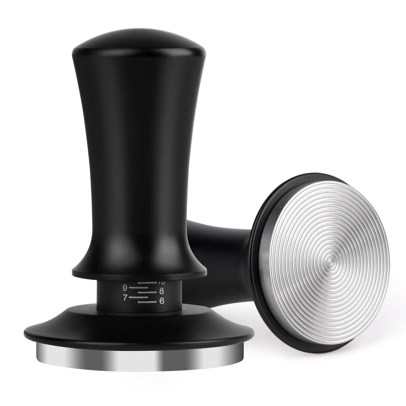 51mm Espresso Tamper, Coffee Tamper for Espresso Machine, Espresso Tamp with Spring Loaded Tamper, Depth-adjustable Espresso Hand Tampers 51mm